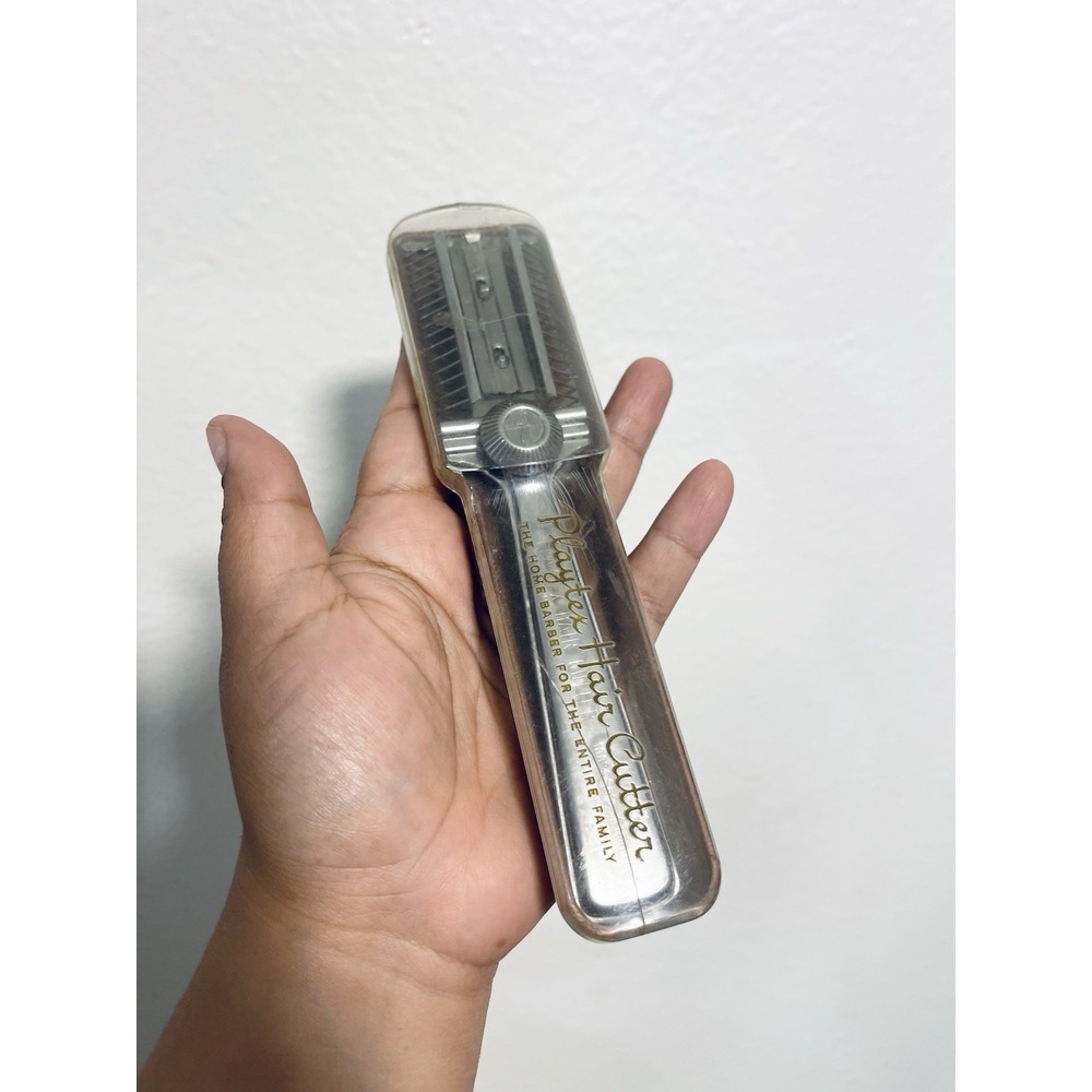 VINTAGE Playtex Hair Cutter Home Barber Trimmer w/Original Case Made In USA READ